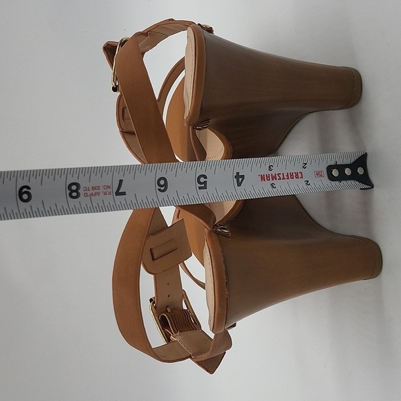 853- Vegan Pazzle Platform Sandals Size 8 NWT - Picture 8 of 12